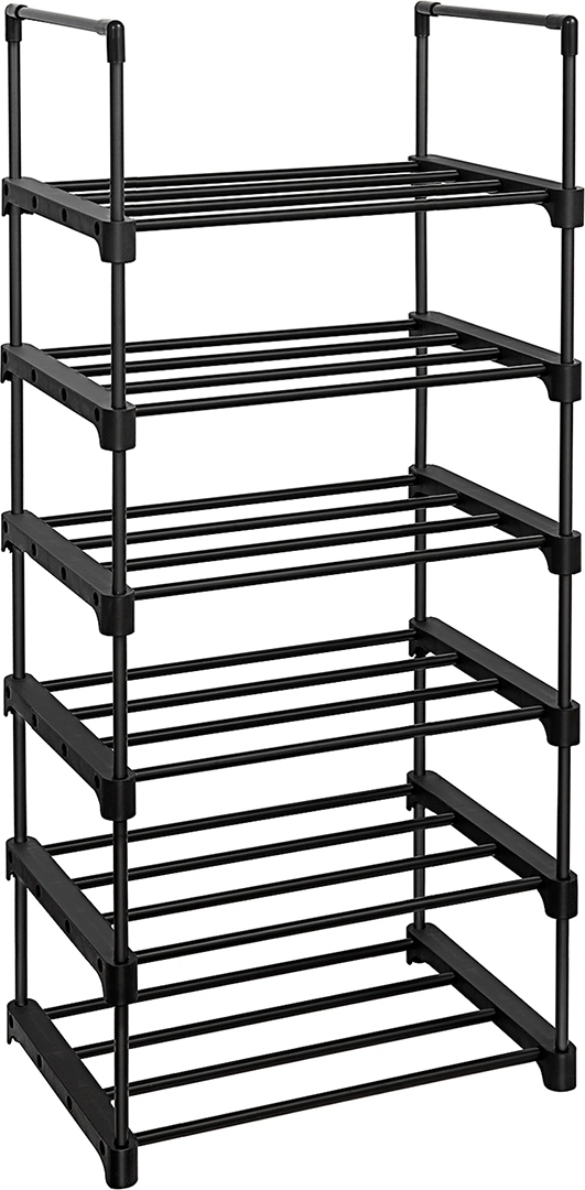 Timmie Schuhregal 45 x 106 cm - Schwarz