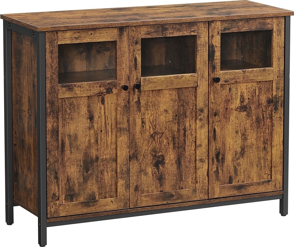 Eldin Sideboard 100 cm - Braun/Schwarz Eldin Sideboard 100 cm - Braun/Schwarz