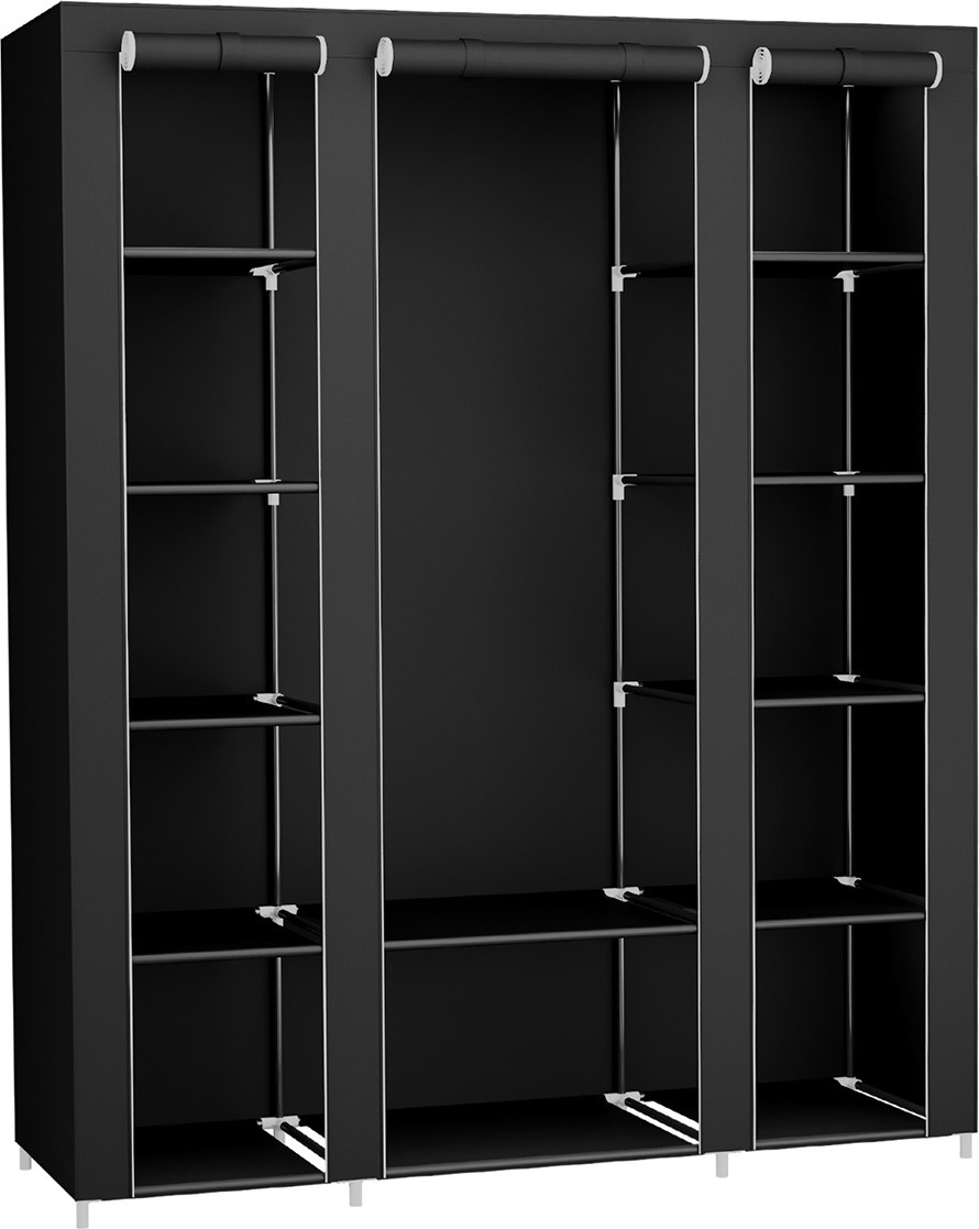 Prescott Kleiderschrank 150 x 175 cm - Schwarz Prescott Kleiderschrank 150 x 175 cm - Schwarz