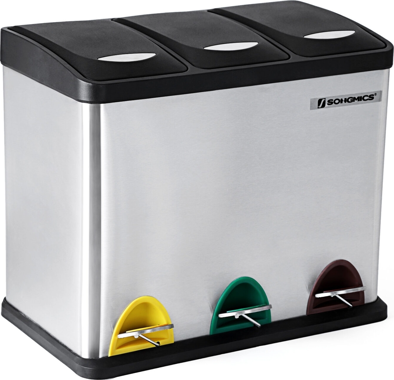 Maiken Abfalleimer 24 l - Silber