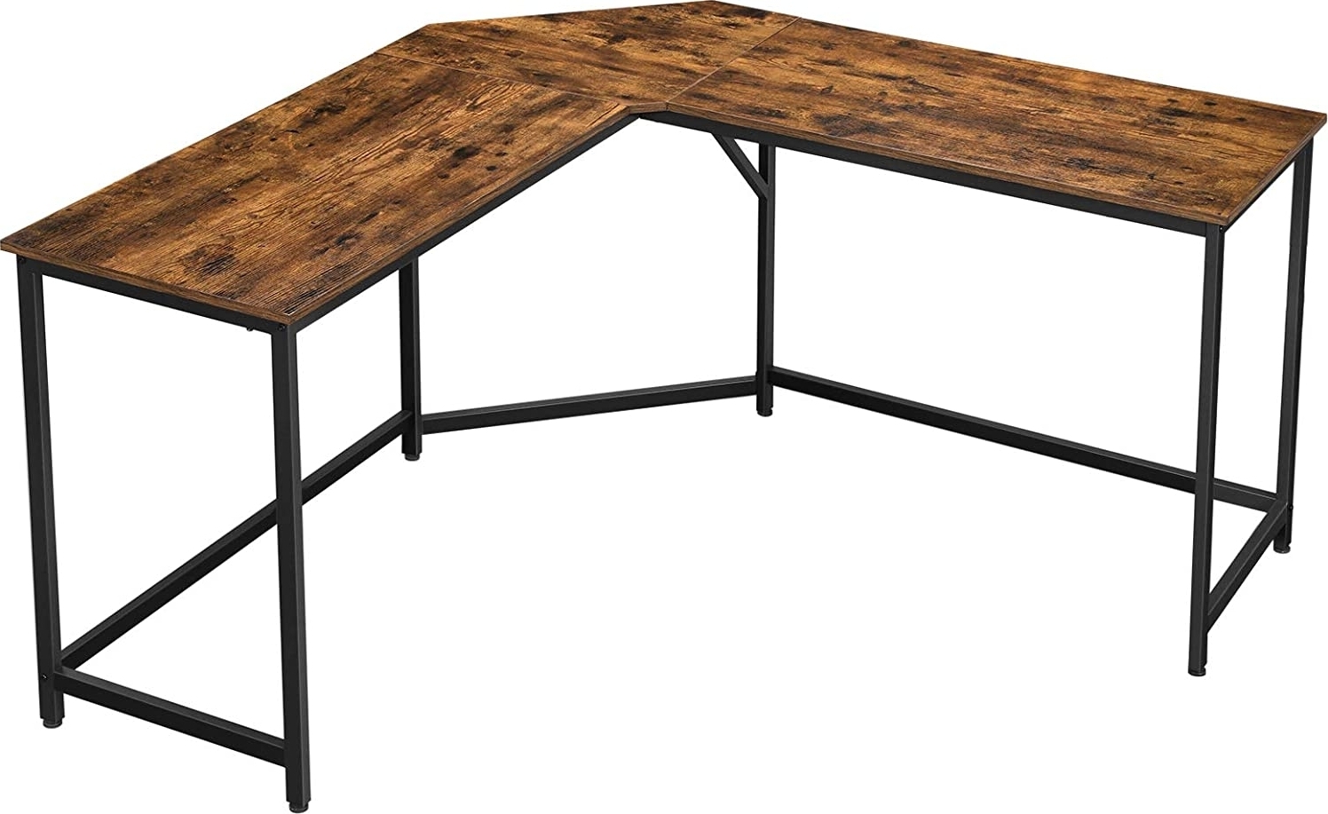 Norton Eckschreibtisch 149/149 x 50 cm - Braun/Schwarz