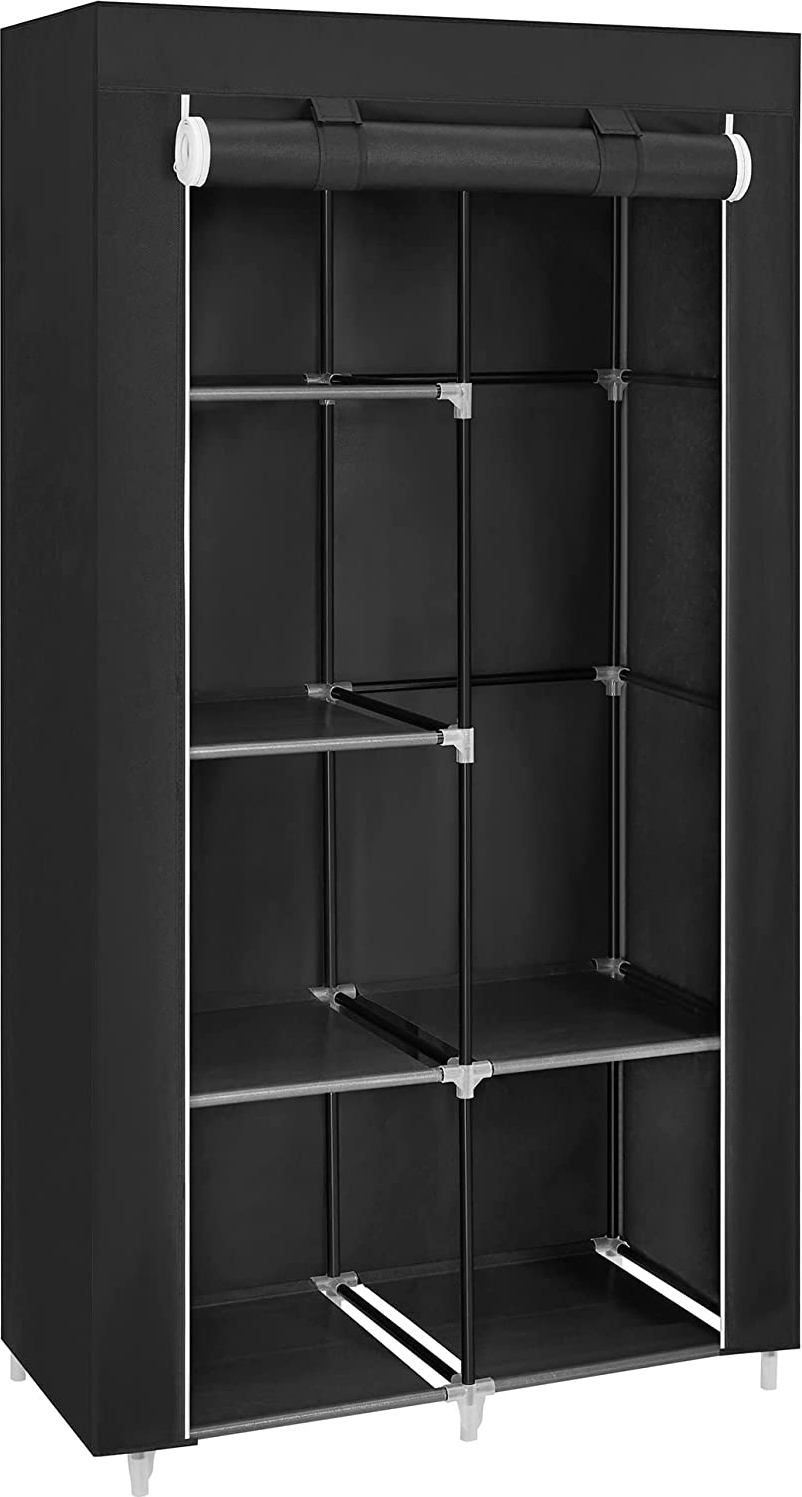 Kleiderschrank Katerina 88 x 168 cm - Schwarz Kleiderschrank Katerina 88 x 168 cm - Schwarz