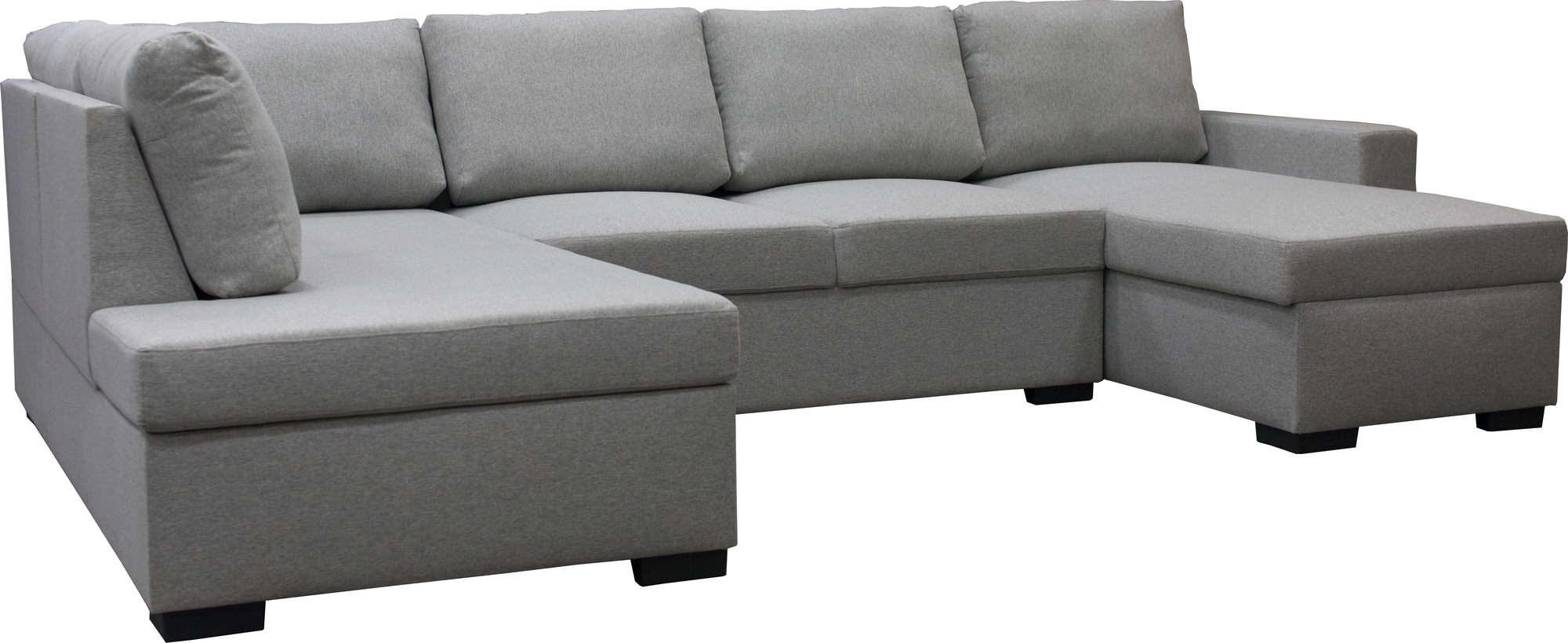 Sofa 309 cm hellgrau - Solna + M�belreinigung