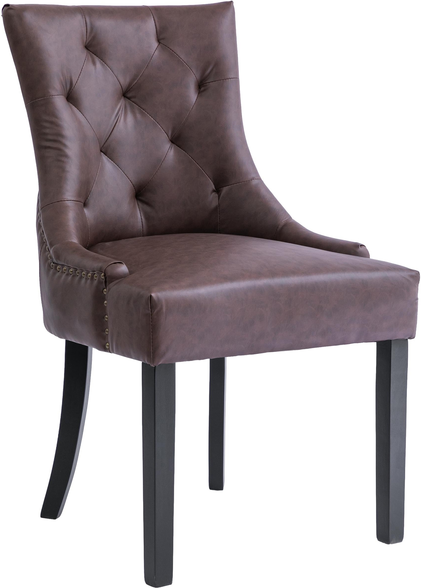 Tuva Eastport Esszimmerstuhl mit Nieten - Vintage PU