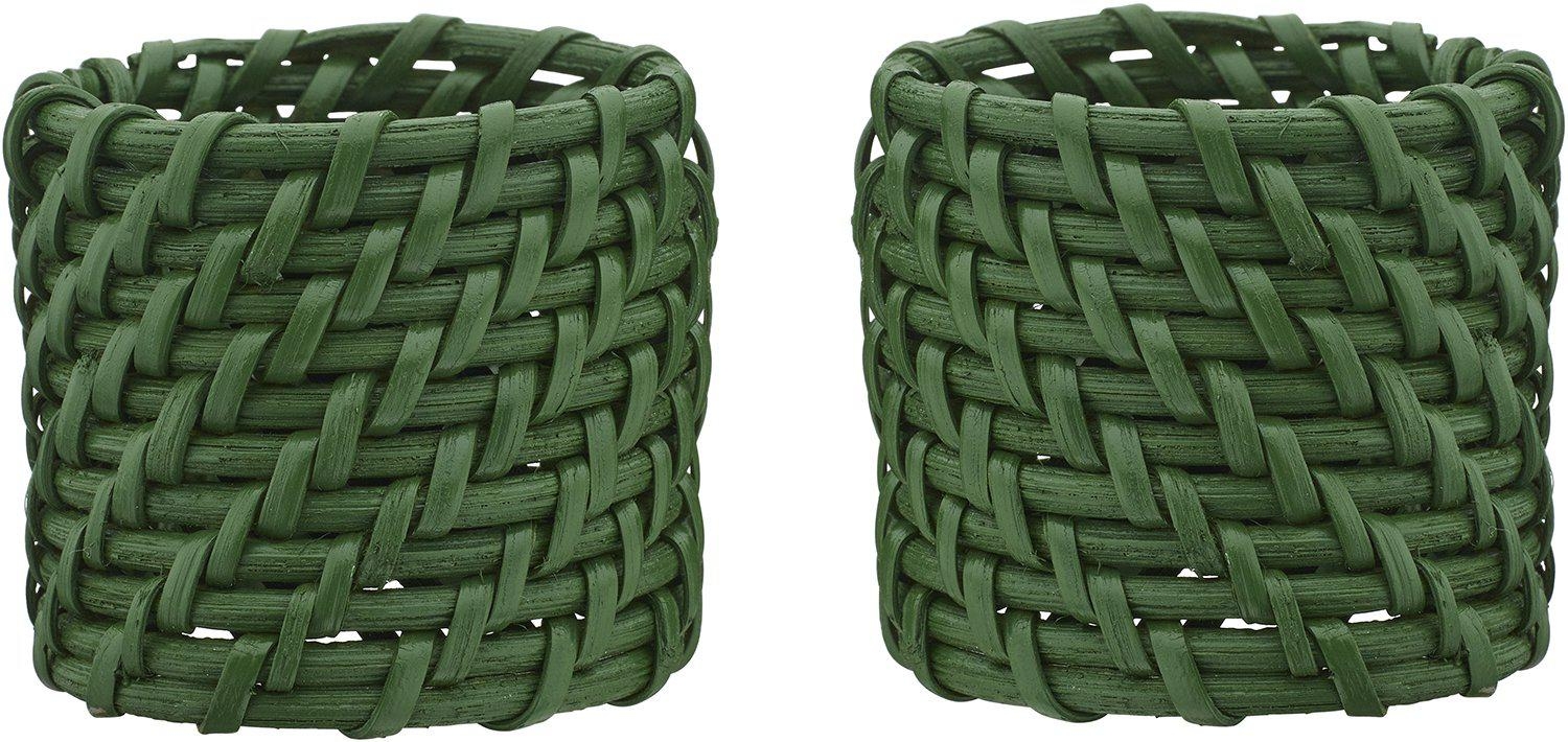 Zoe Serviettenring 2er-Pack 5 x 4 cm - Grün Zoe Serviettenring 2er-Pack 5 x 4 cm - Grün