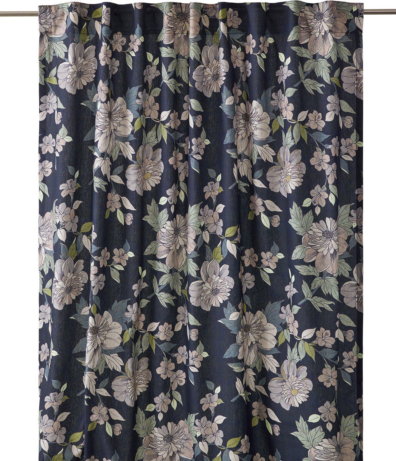 Kristin Vorhang 2er-Pack 2 x 140 x 250 cm - Dunkelblau