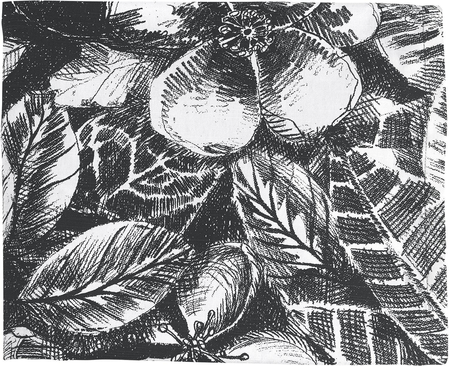 Sonia-Leinwand 140 x 250 cm - Schwarz/Weiß Sonia-Leinwand 140 x 250 cm - Schwarz/Weiß