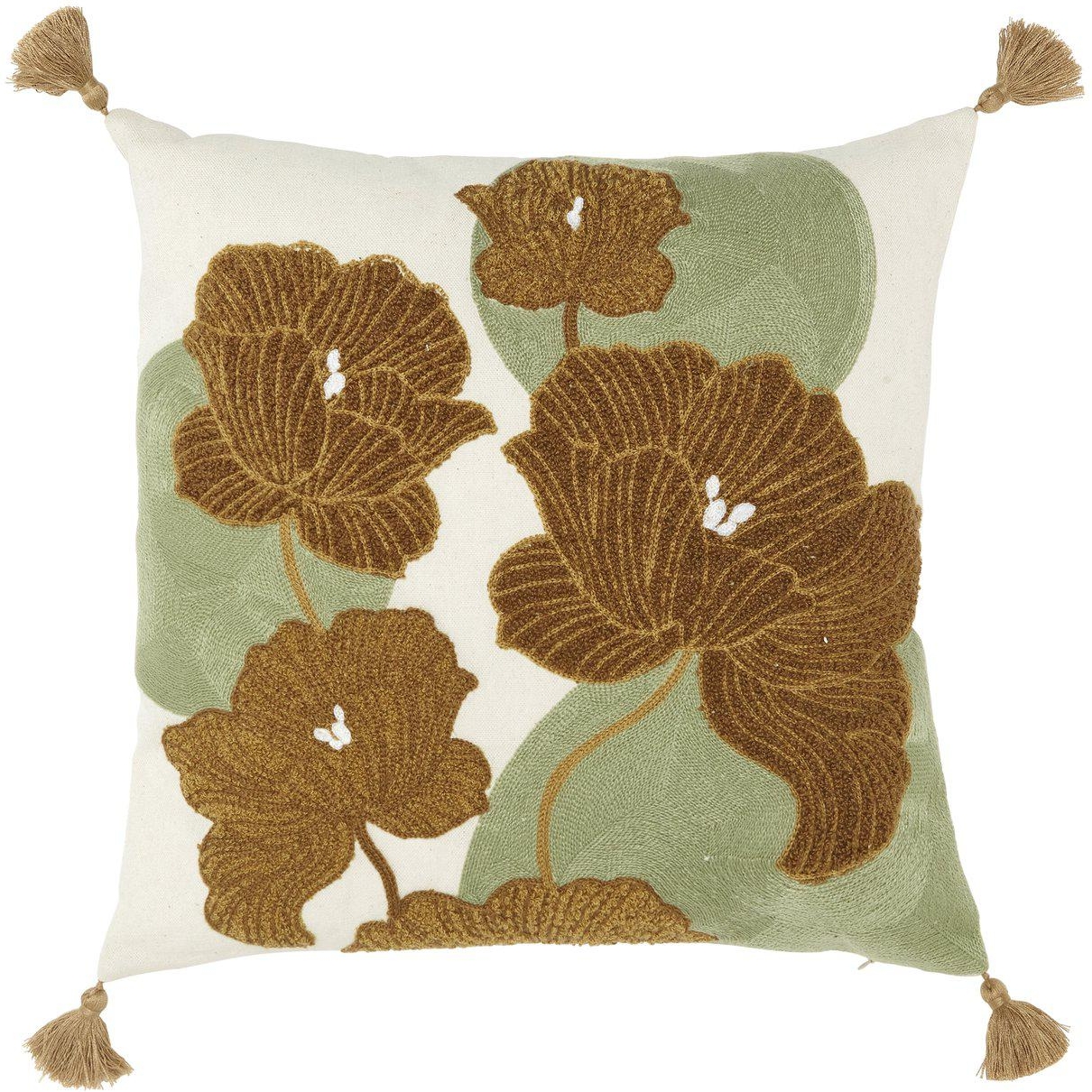 Marcia Kissenbezug 45 x 45 cm - Moosgr�n