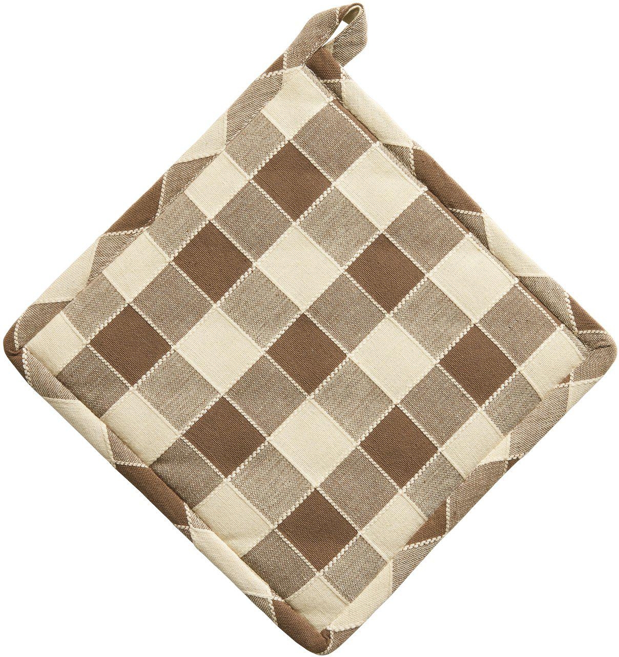 Mary Topflappen 22 x 22 cm - Nougat