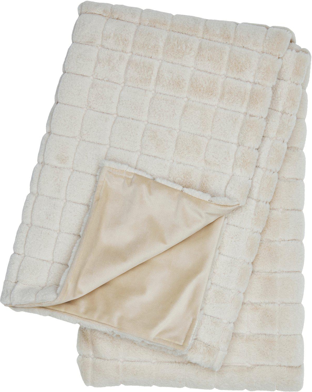 Luna-Plaid 120 x 150 cm - Sand