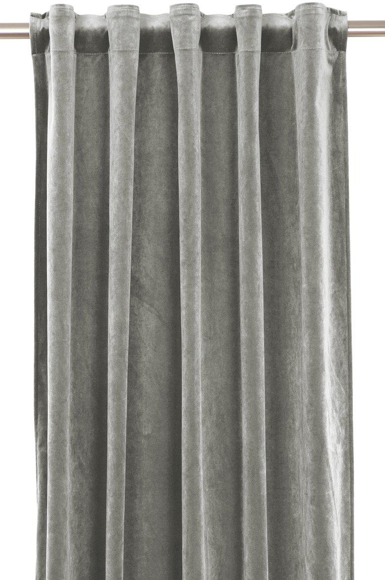 Elise-Vorhang - Grauer Samt Elise-Vorhang - Grauer Samt