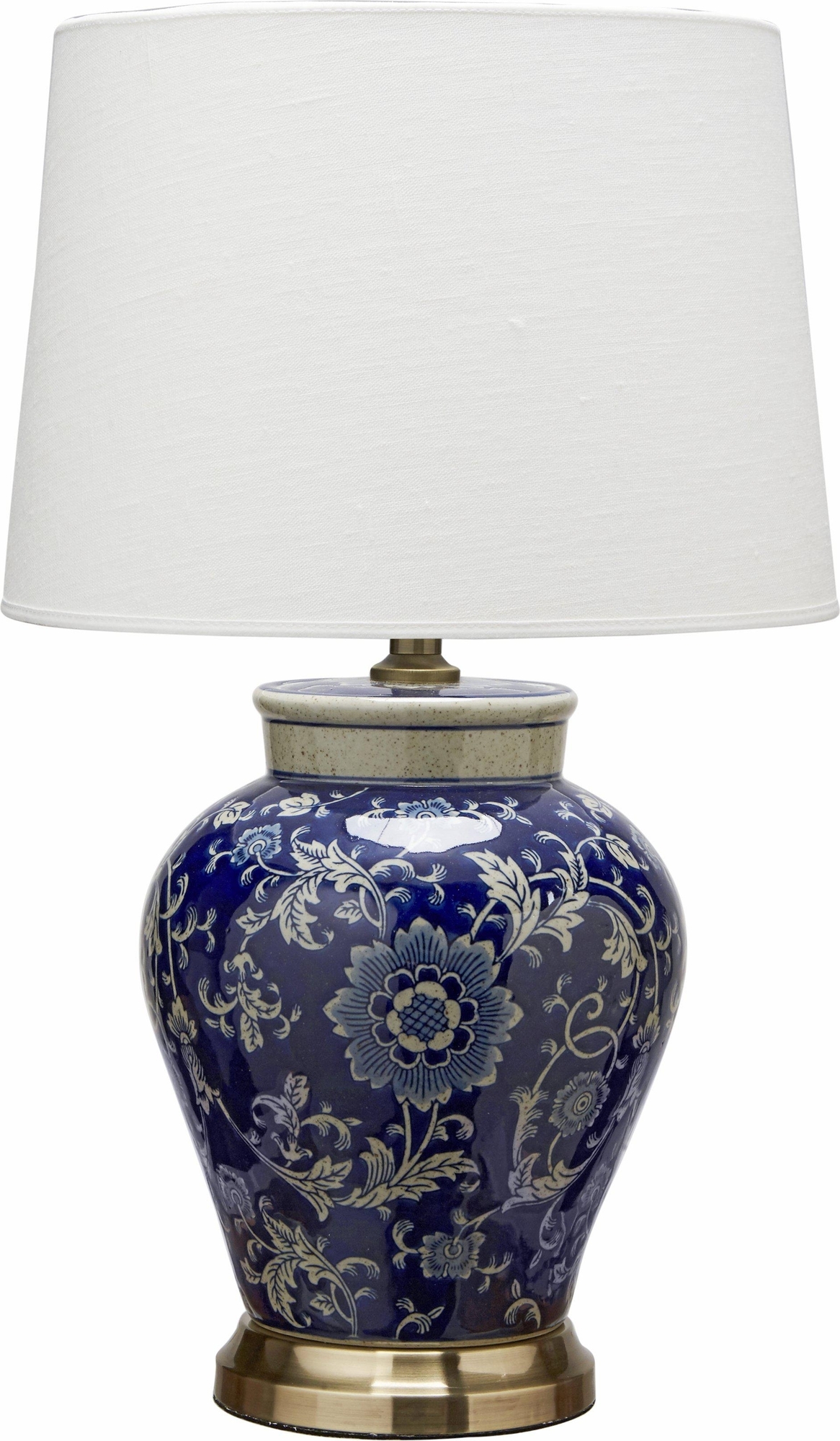 Fang Hong Tischlampe - Dunkelblau/Wei� - 58 cm