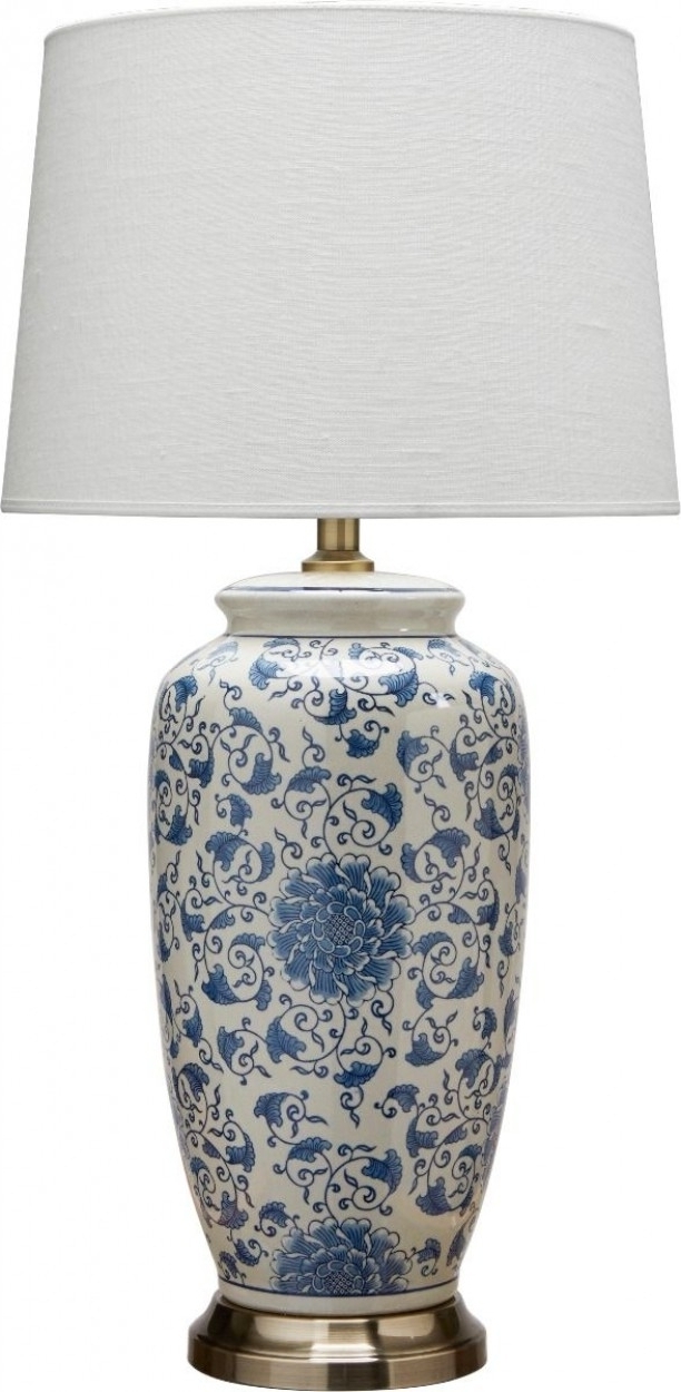 Li Jing Tischlampe - Offwhite/Blau - 68 cm Li Jing Tischlampe - Offwhite/Blau - 68 cm