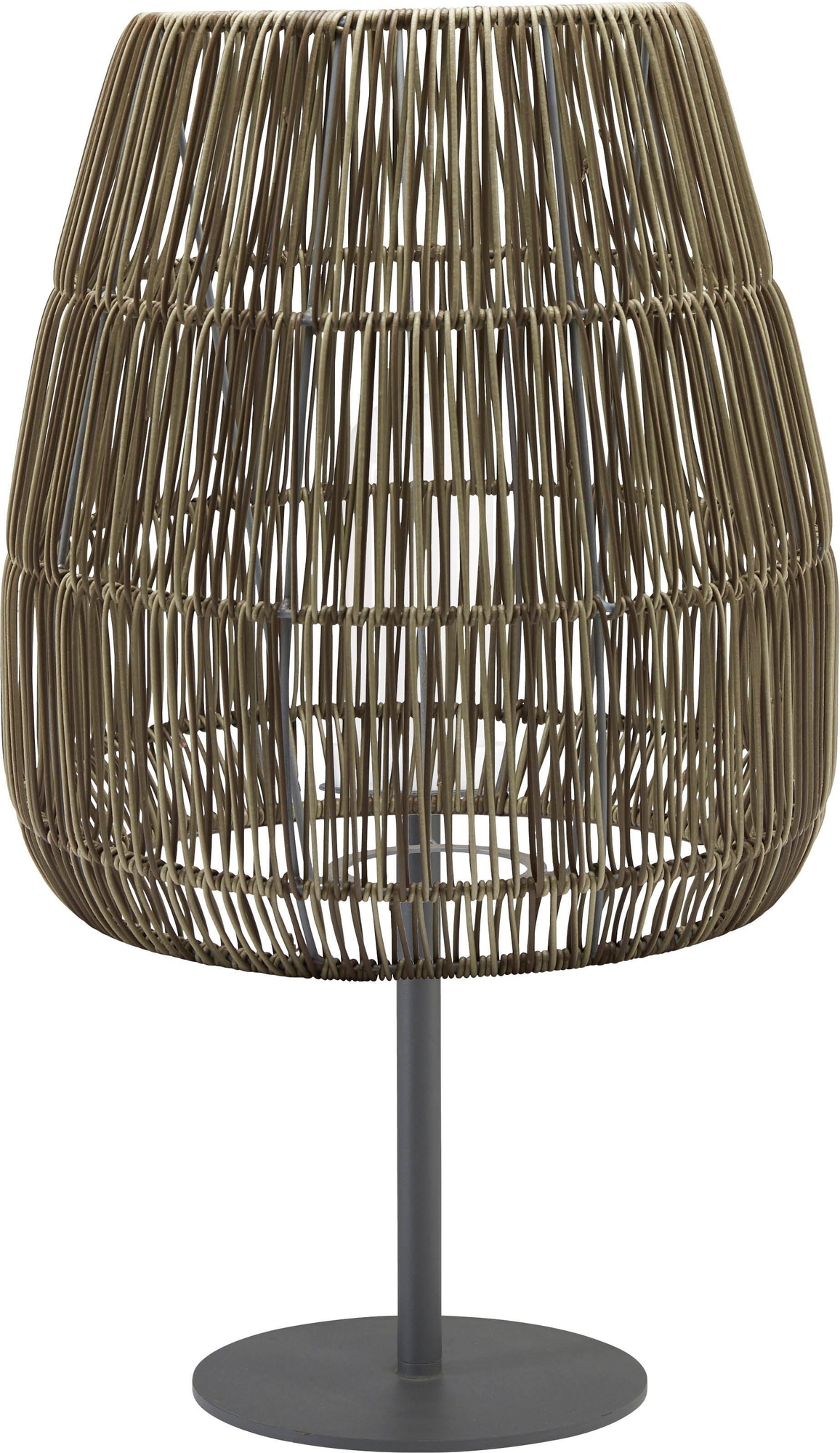 Agnar Saigon Tischleuchte f�r den Au�enbereich - K�nstliches Rattan/Schwarz - 71 cm