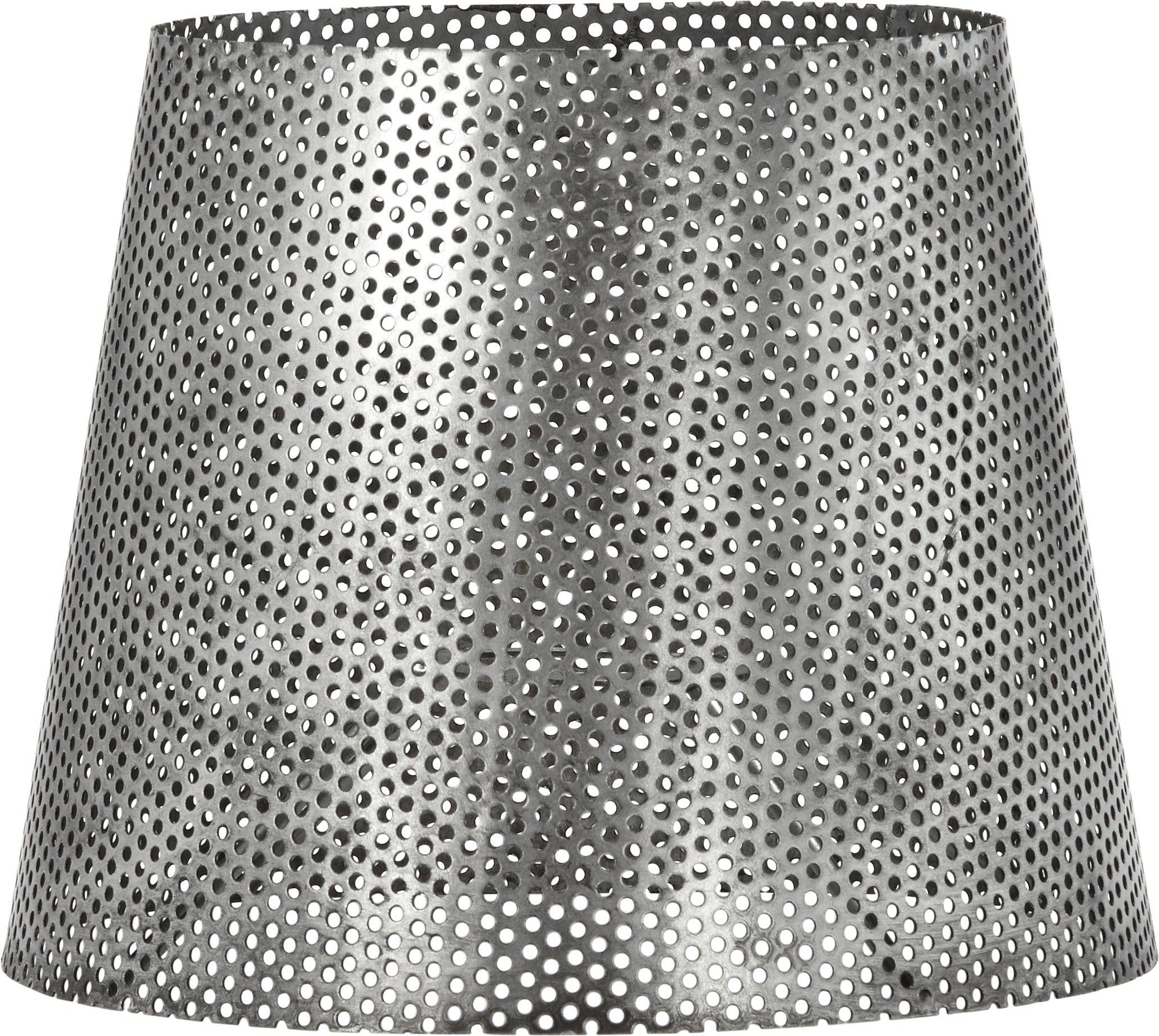 Lampenschirm aus gemustertem Metall \\\"Mia\\\" - Antiksilber