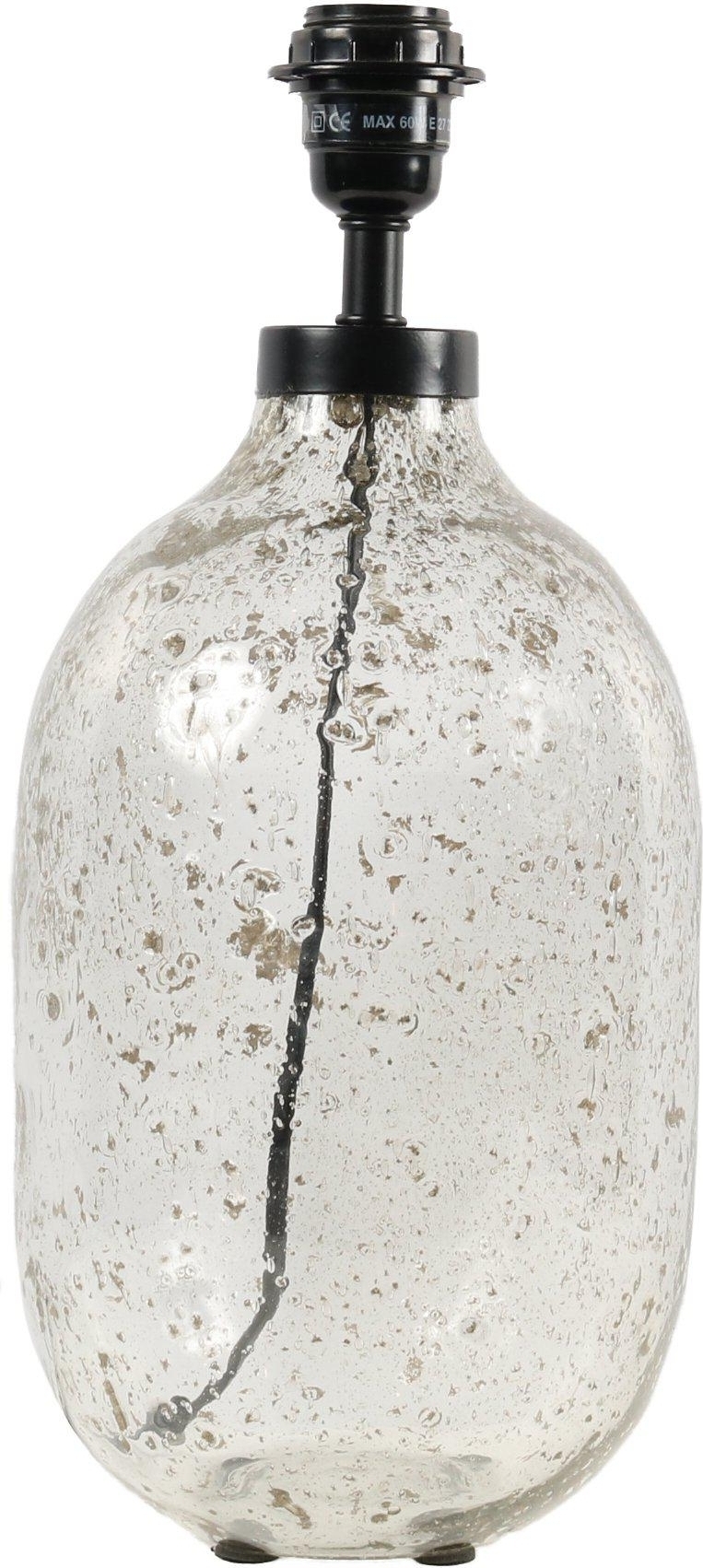 Groove-Lampensockel - Klarglas - 40 cm