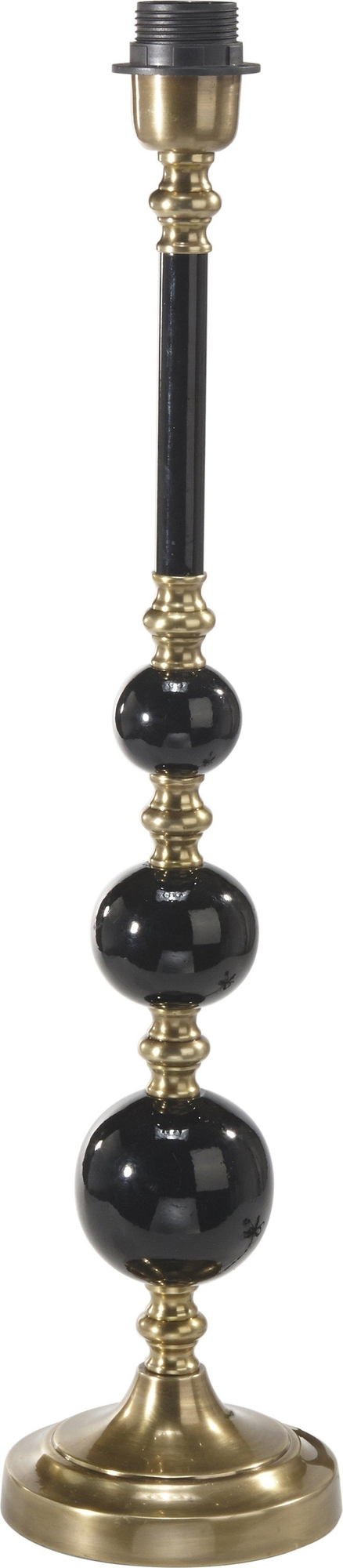 Abbey-Lampensockel - Schwarz/Messing - 60 cm