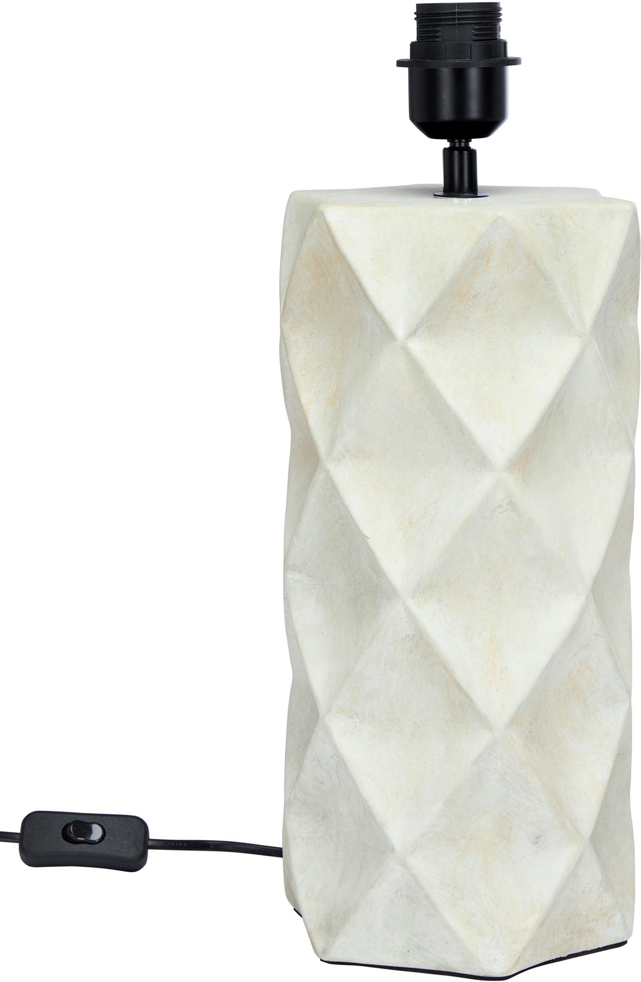 Haselnussfarbener Lampensockel - Beige - 43 cm