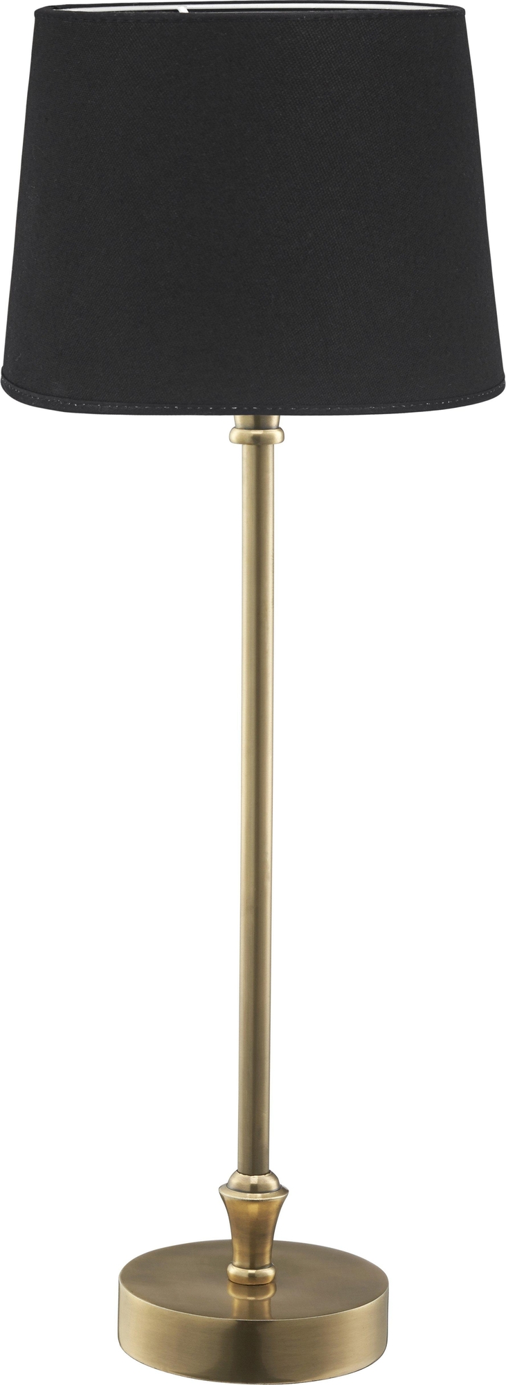 Liam Tischlampe - Schwarz/Messing - 59 cm