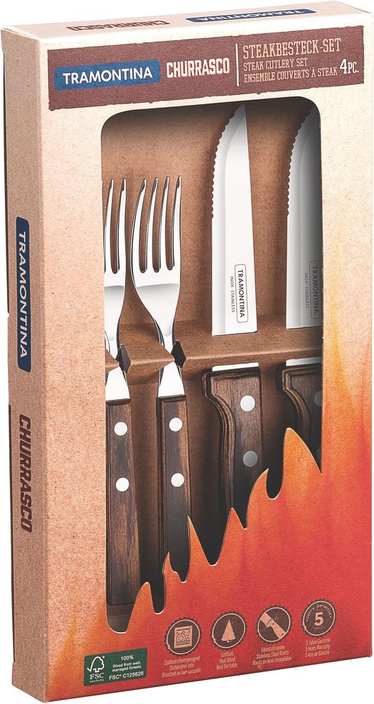 Tramontina Steakbesteck - 4 Stück Tramontina Steakbesteck - 4 Stück