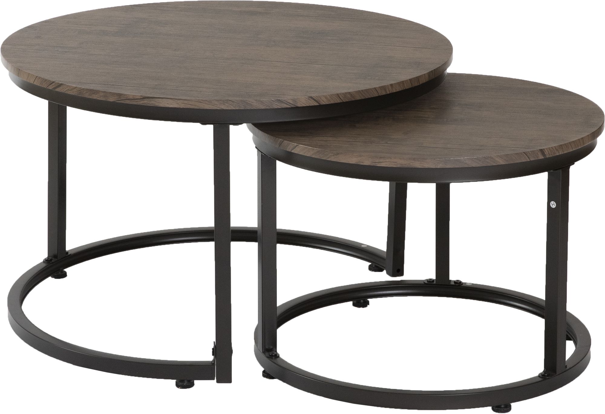 Gedeckter Tisch, dunkelbraun/schwarz - Hastings