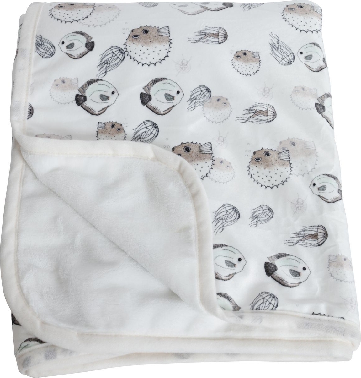 Fischplaid 80 x 100 cm - Mehrfarbig