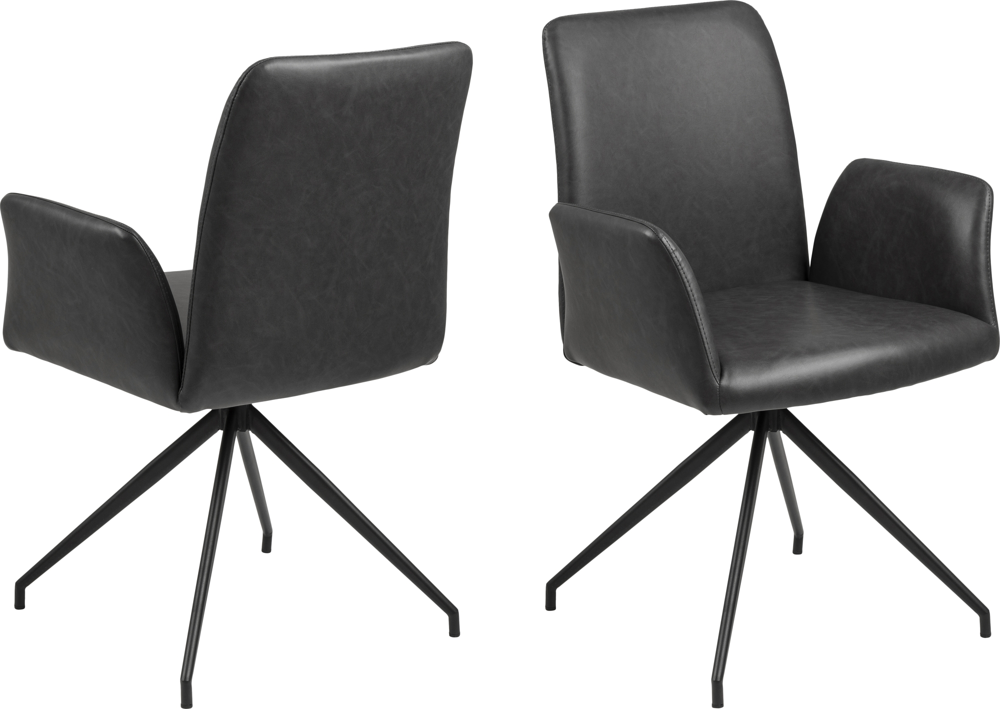 Sessel Naya - Schwarzes PU