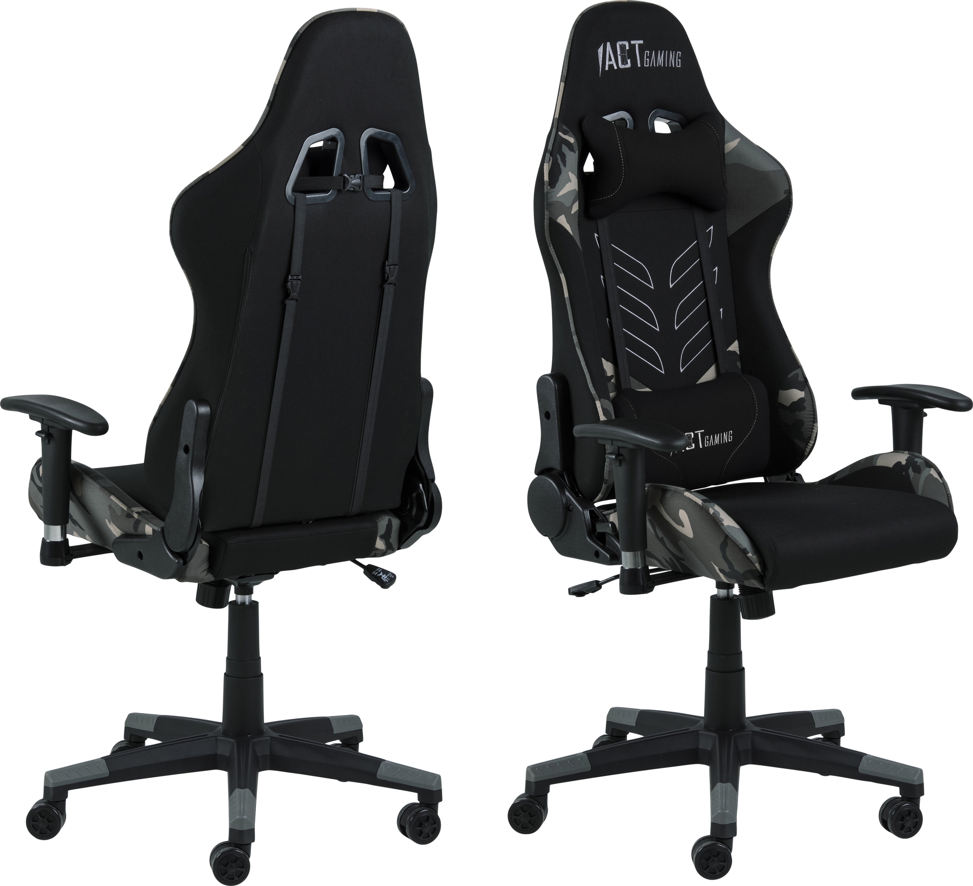 Alpha Gaming-Stuhl - Schwarz/Grau