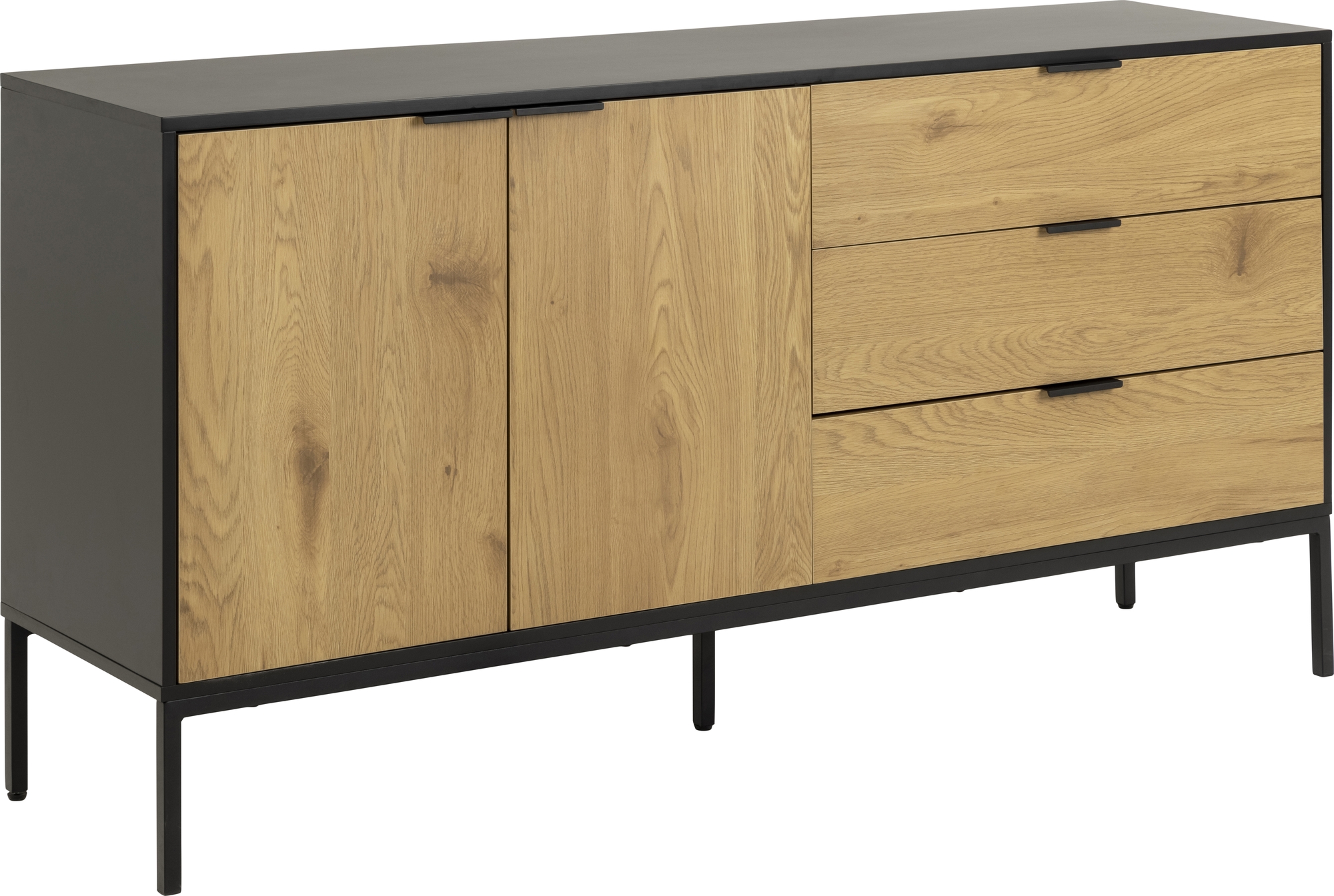 Sideboard Seaford 160 cm - Schwarz Sideboard Seaford 160 cm - Schwarz