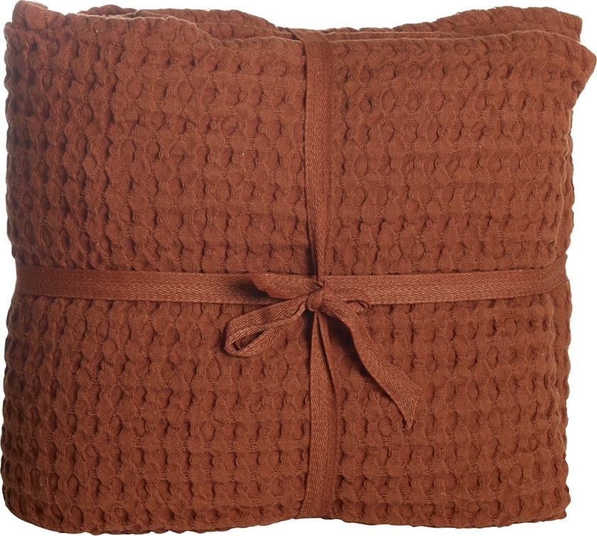 Freja Tagesdecke - Rost