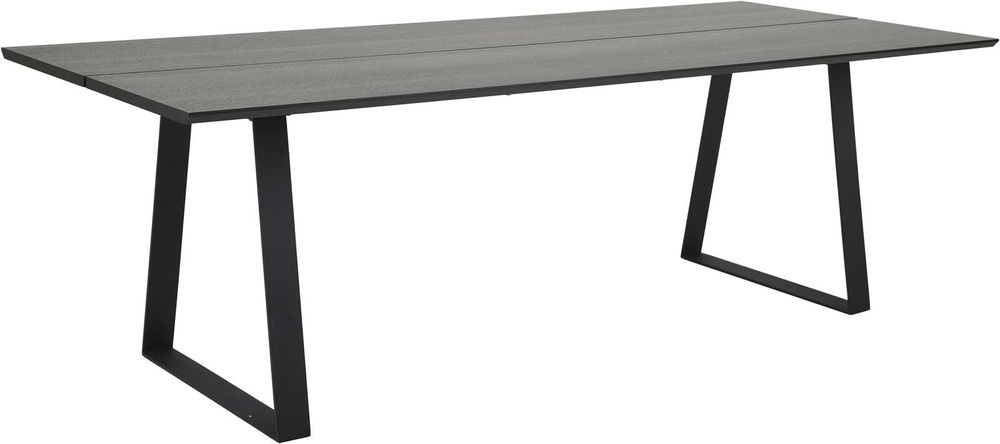 Paar Esstisch 190x100 cm - Schwarzes Eschenfurnier Paar Esstisch 190x100 cm - Schwarzes Eschenfurnier