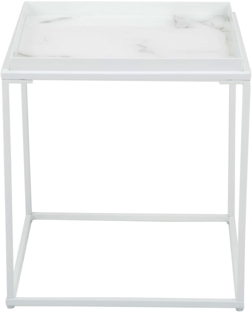 Hilliard Beistelltisch - Weiß Hilliard Beistelltisch - Weiß