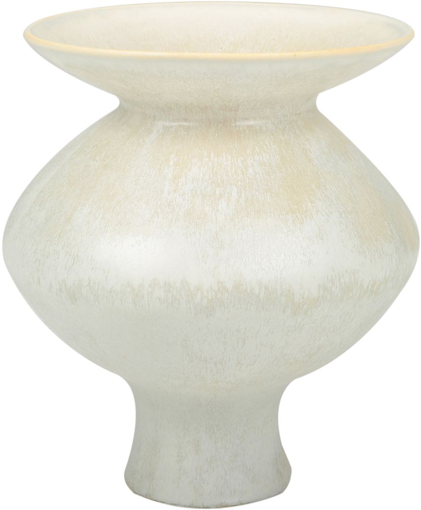 Vase Alma H�he 44 cm - Wei�e Keramik