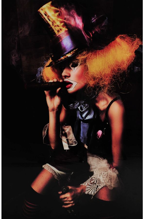 Glasmalerei - Clown - 80x120 cm Glasmalerei - Clown - 80x120 cm