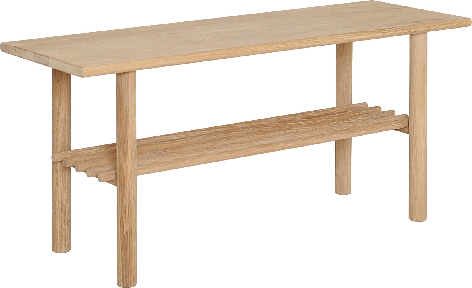 Zirkusbank - wei� pigmentierte Eiche