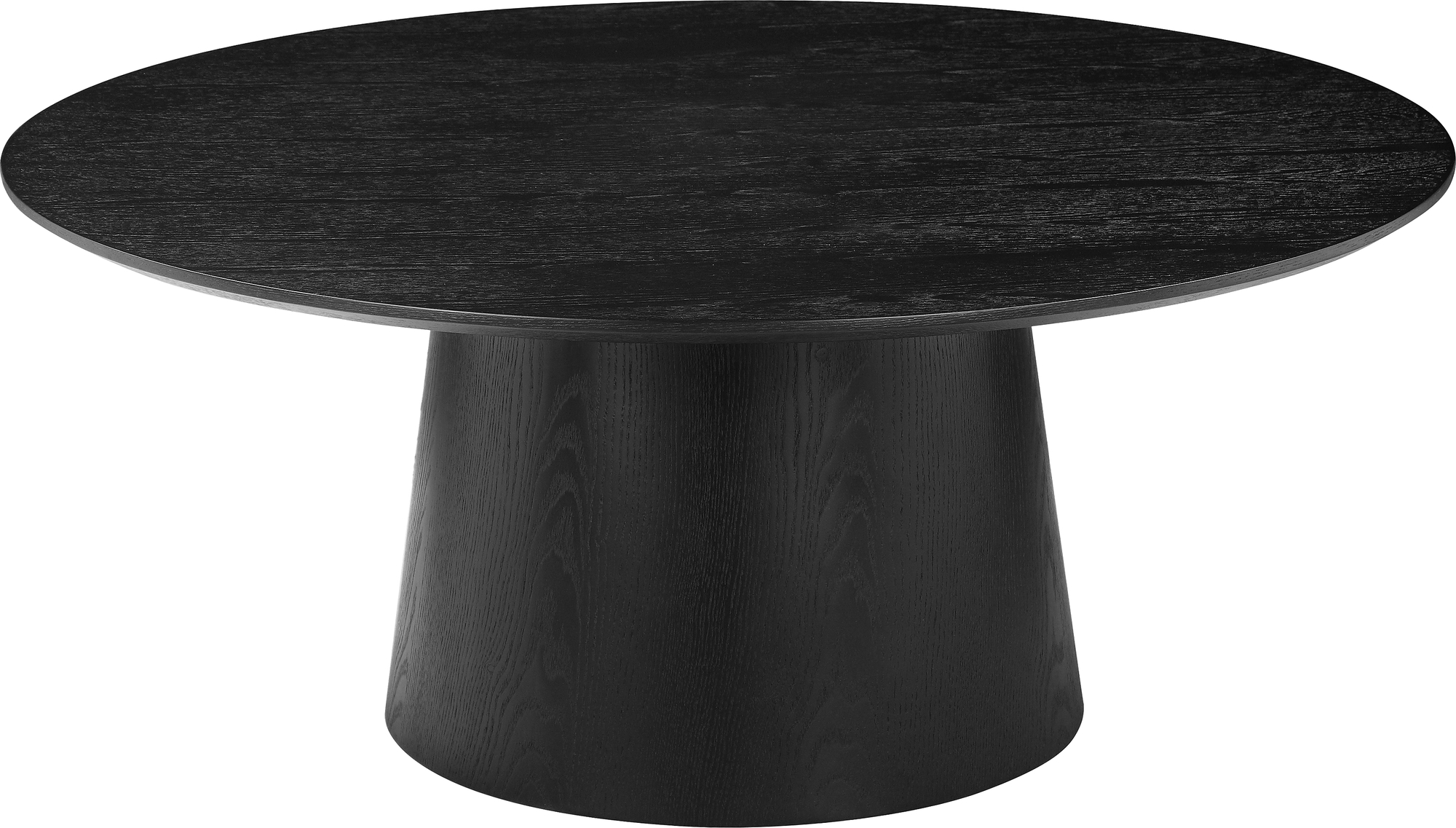 H�vik Couchtisch �100 cm - Schwarz lackiertes Eschenfurnier