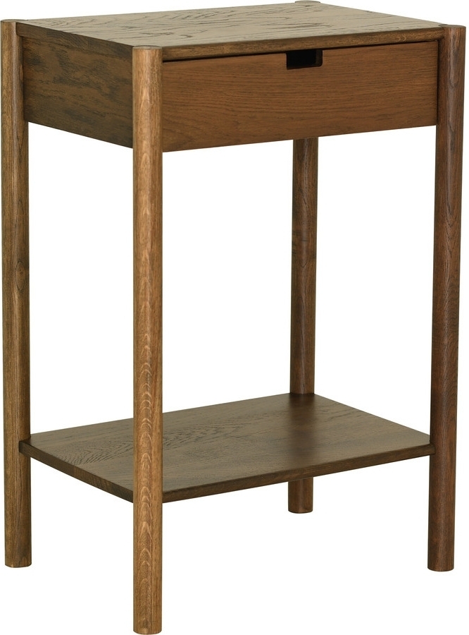 Nachttisch \\\"Circus\\\" - Braun lackierte Eiche