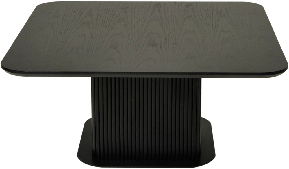 Corbin Esstisch 100 cm - Schwarzes Eschenfurnier