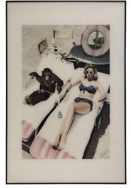 Bild Monkey Beach - Schwarzer Rahmen