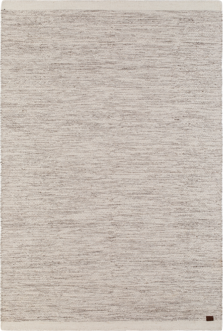 Getufteter handgewebter Wollteppich Creme