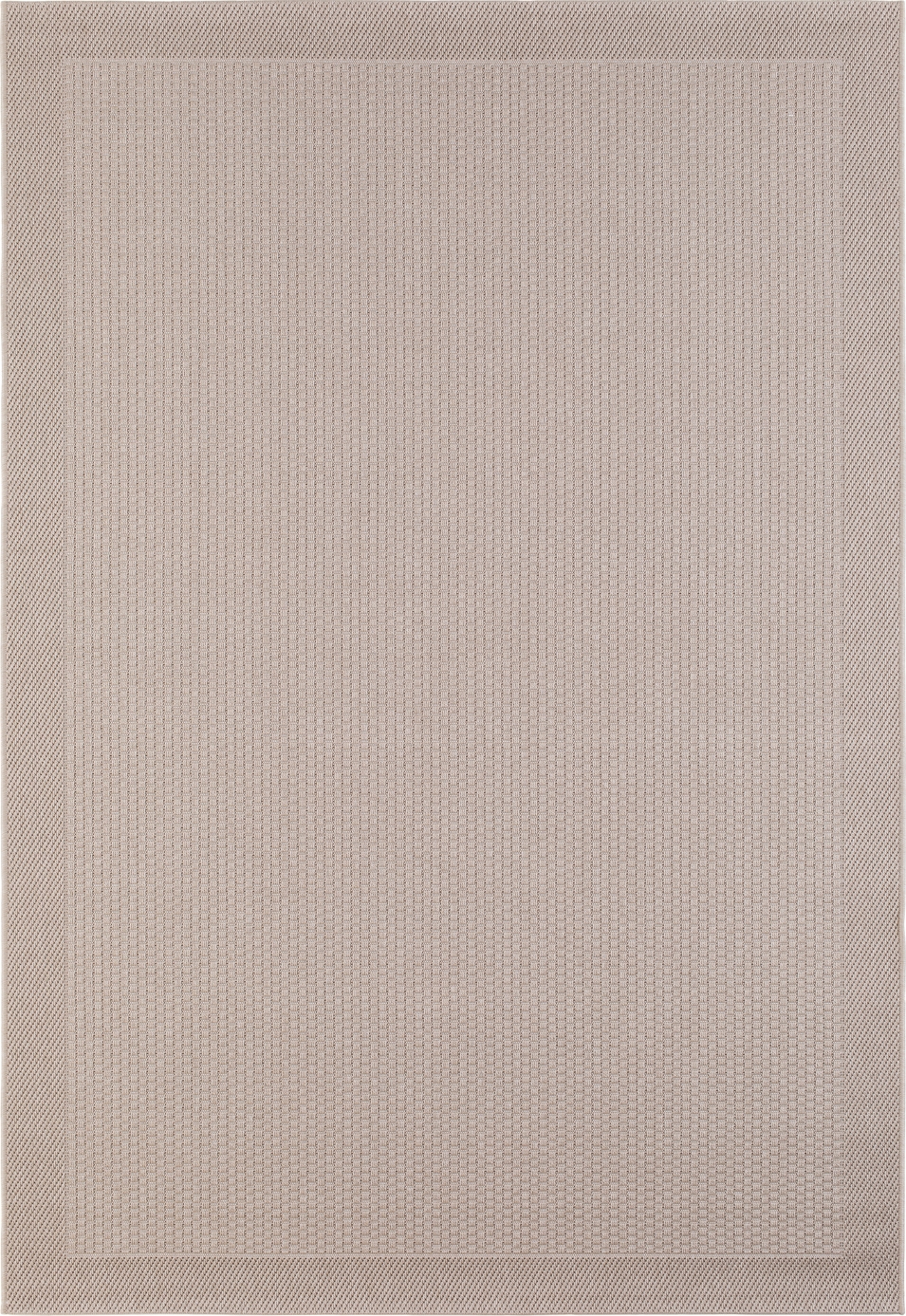 Flachgewebter Miami-Teppich Natur