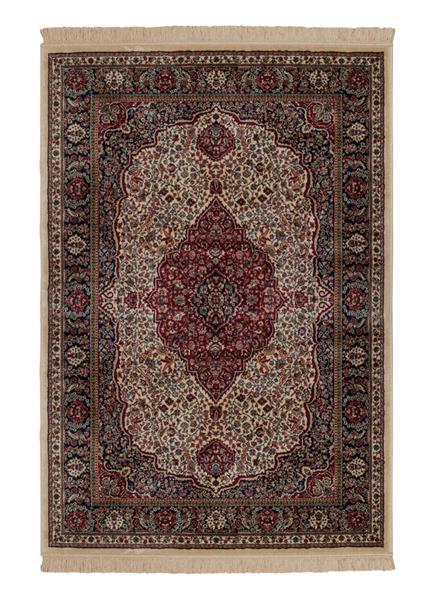 Kunstseidenteppich Vengal - Elfenbein