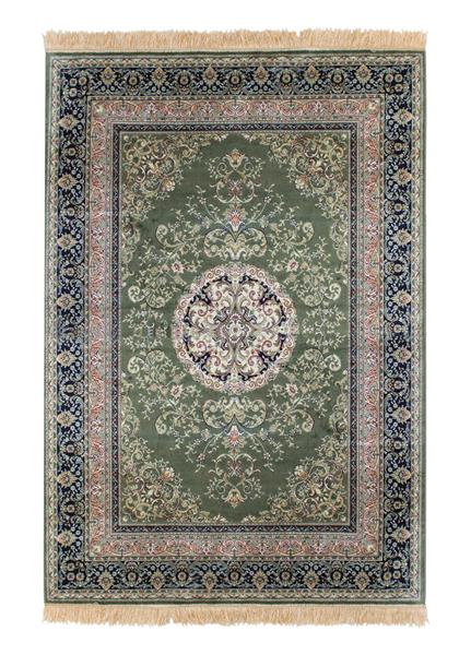 Viskoseteppich Abohar - Gr�n