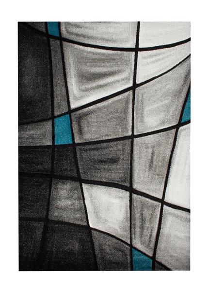 Maschinengewebter Teppich Turin - T�rkis