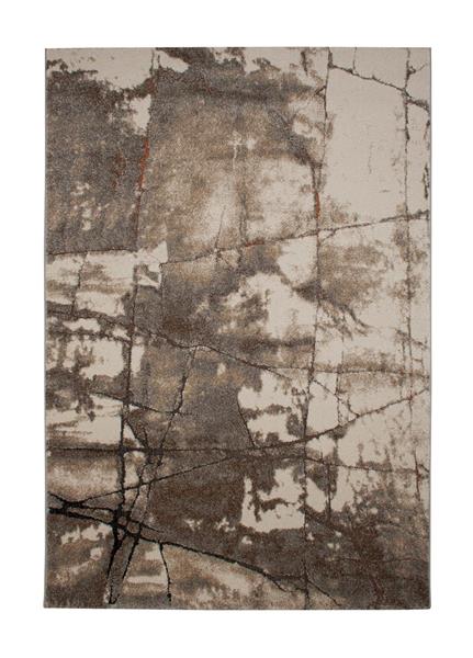 Maschinengewebter Teppich Rom - Rostfarben