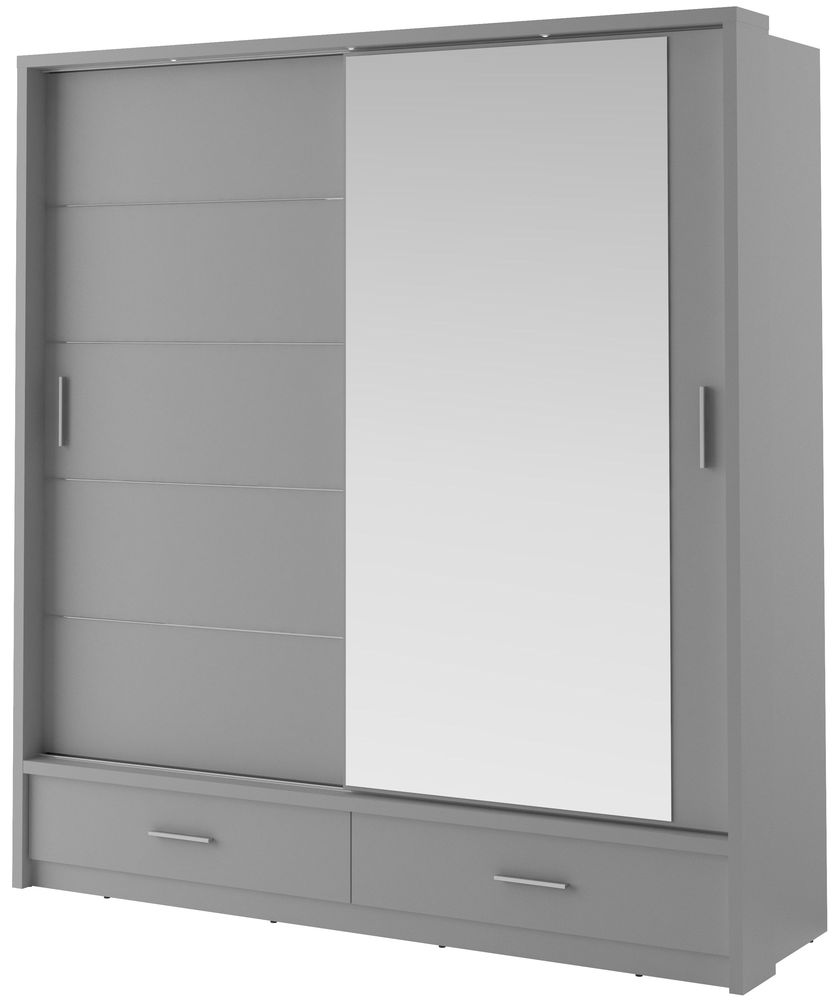 Mervyn Kleiderschrank - Grau