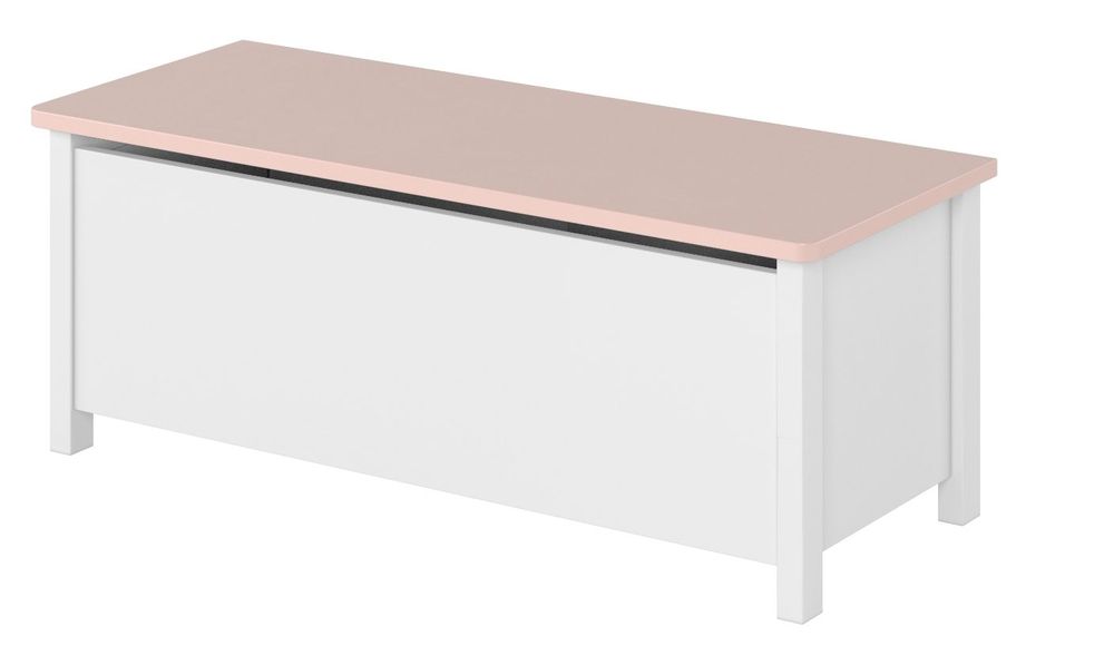 Stephany Aufbewahrungskiste - weiß/rosa Stephany Aufbewahrungskiste - weiß/rosa