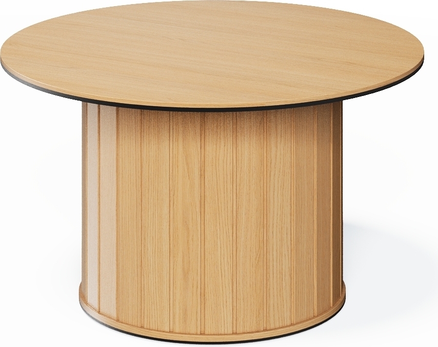 Rotto Couchtisch �80 cm - Vicenza-Eiche/Schwarz