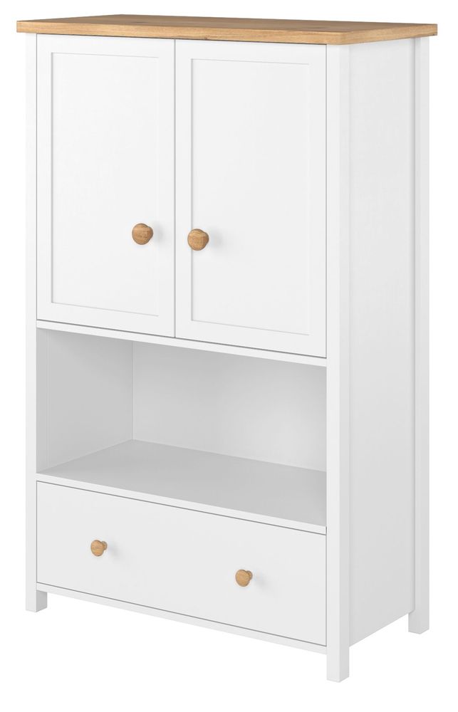 Eldon-Schrank - Wei�/Eiche