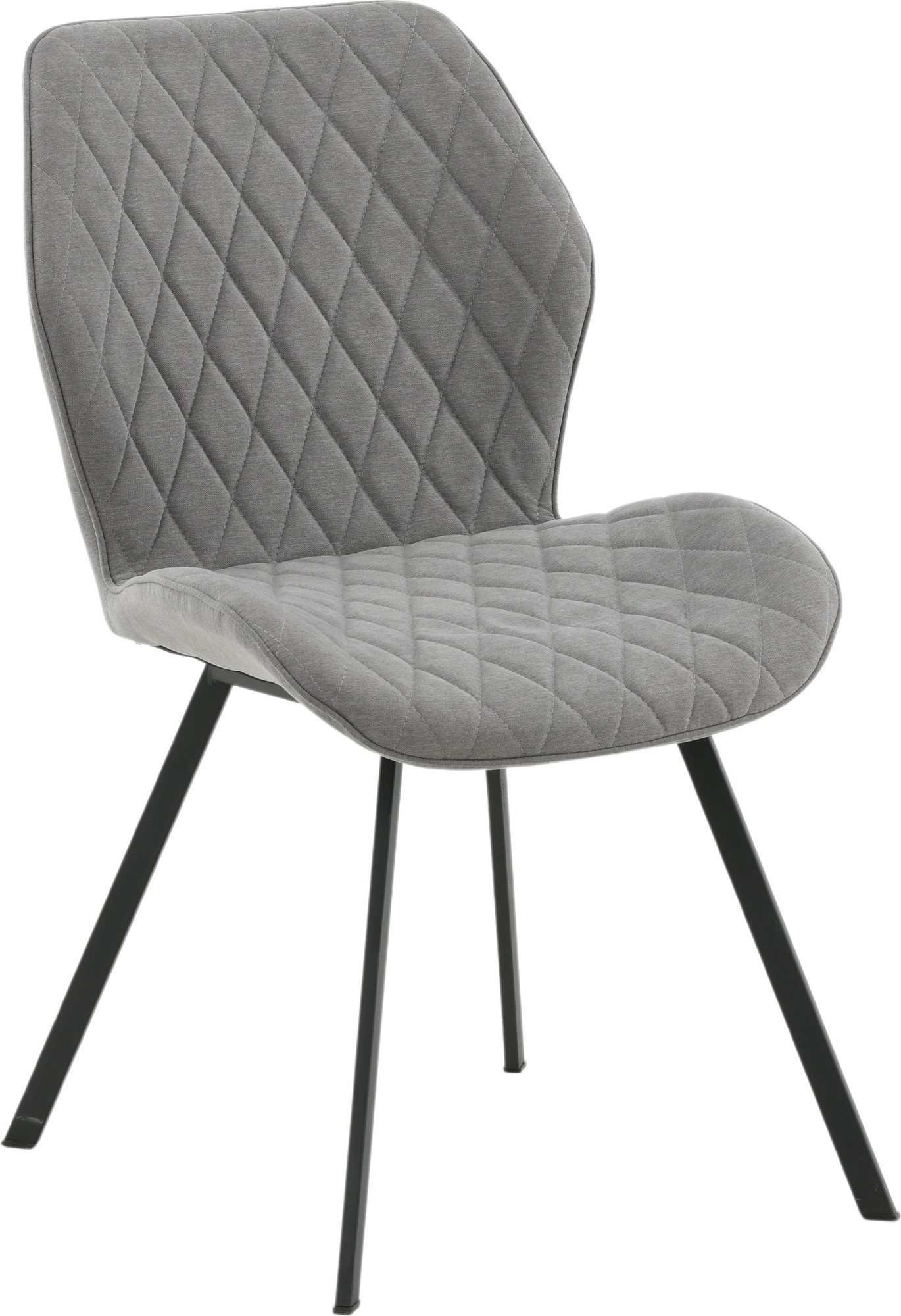 Greta Esszimmerstuhl - Grauer Stoff